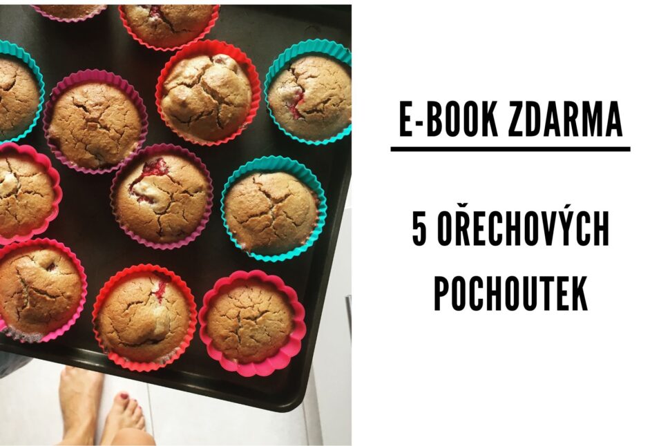 E-book zdarma, ve kterém najdete 5 receptů na ořechové svačinky. Bez lepku, mléka a cukru
